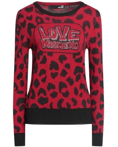 Love Moschino Pullover - Rosso