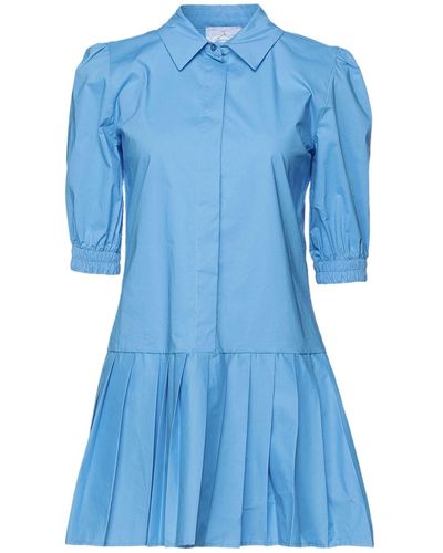 Berna Short Dress - Blue