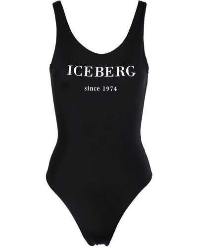 Iceberg One-piece Swimsuit - Black