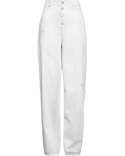 MM6 by Maison Martin Margiela Pantalon en jean - Blanc