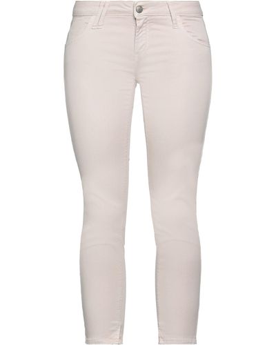 Roy Rogers Pantaloni Cropped - Bianco