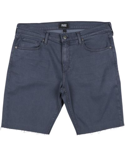 PAIGE Shorts Jeans - Blu