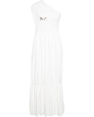 Odi Et Amo Midi-Kleid - Weiß
