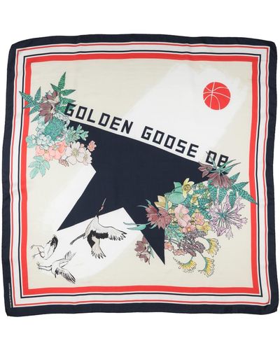 Golden Goose Scarf - White