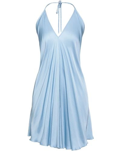 Warm Mini Dress - Blue
