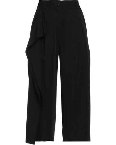 Isabel Benenato 3/4-length Pants - Black