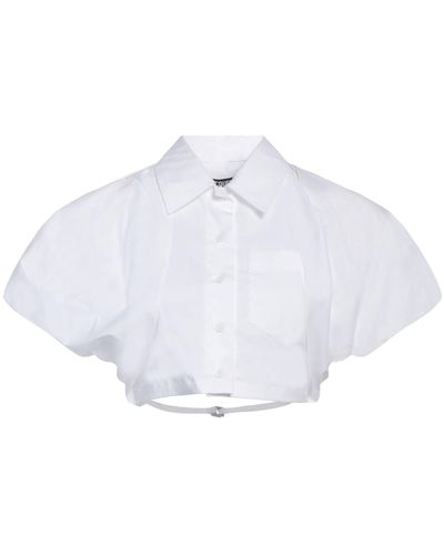Jacquemus Shirt Cotton, Elastane - White