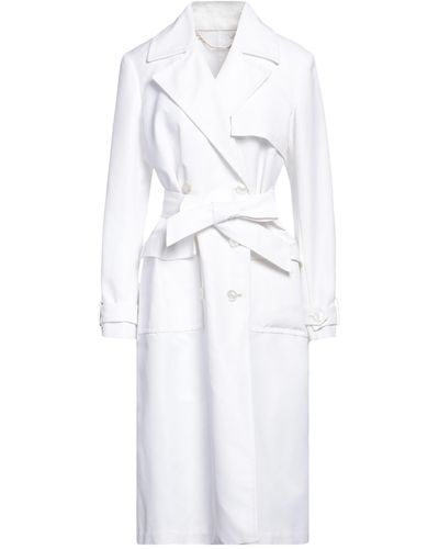 Kiton Overcoat & Trench Coat - White