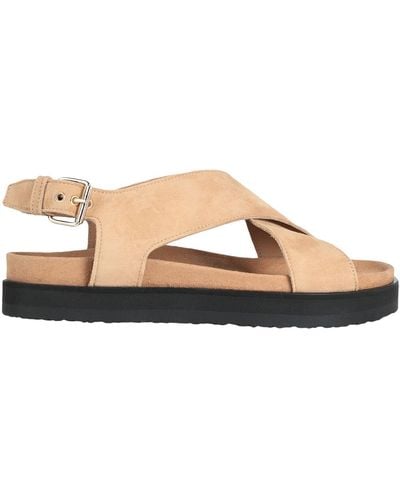 & Other Stories Sandals Soft Leather - Natural