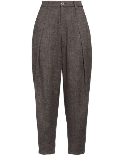 Transit Pants Viscose, Linen, Virgin Wool, Elastane - Gray