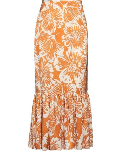 Sophie and Lucie Maxi Skirt - Orange