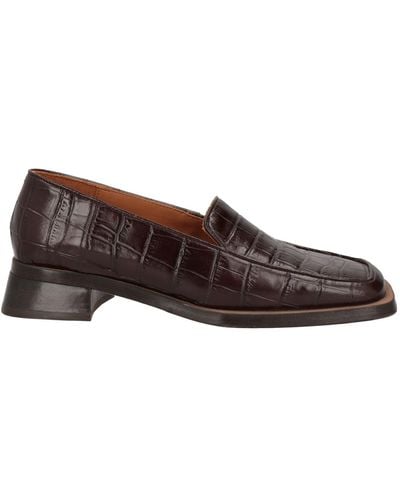 Miista Dark Loafers Leather - Brown