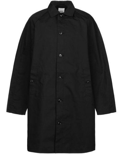 WOOD WOOD Overcoat & Trench Coat - Black