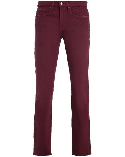 FRAME Pantalon en jean - Rouge