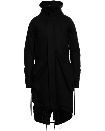 Army Of Me Overcoat & Trench Coat - Black