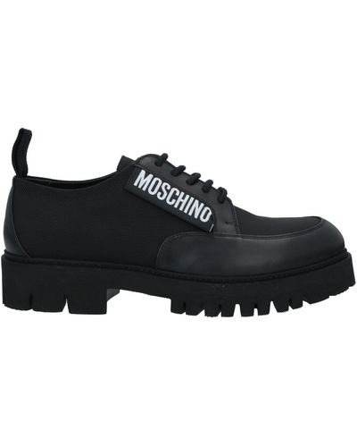 Moschino Lace-up Shoes - Black