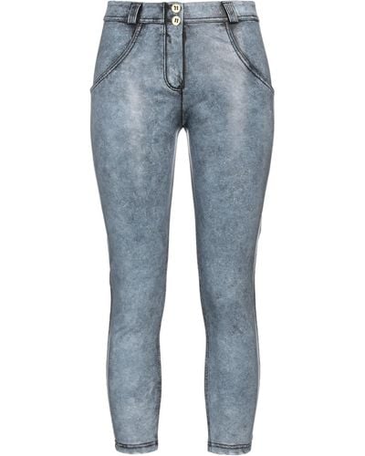 Freddy Cropped Trousers - Blue