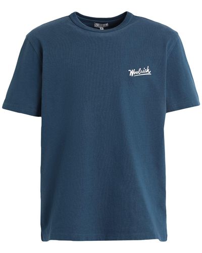 Woolrich T-shirts - Blau