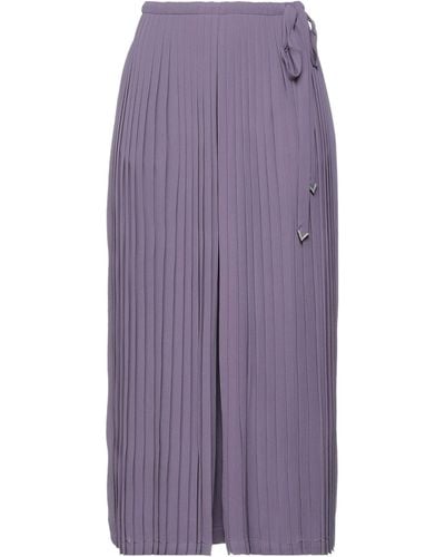 Valentino Garavani Cropped Trousers - Purple