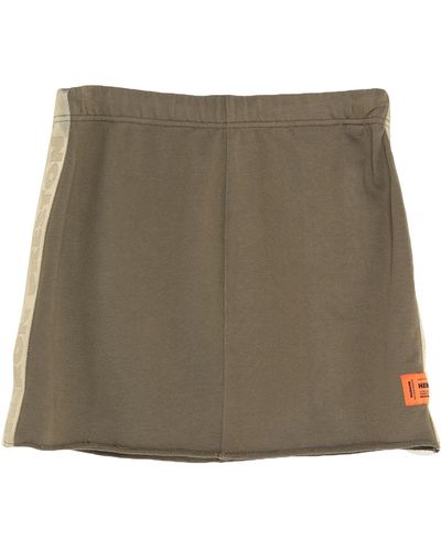 Heron Preston Mini Skirt - Green