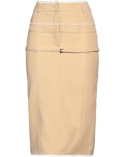 Jacquemus Midi Skirt - Natural