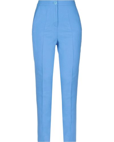 Giada Benincasa Pants Wool - Blue