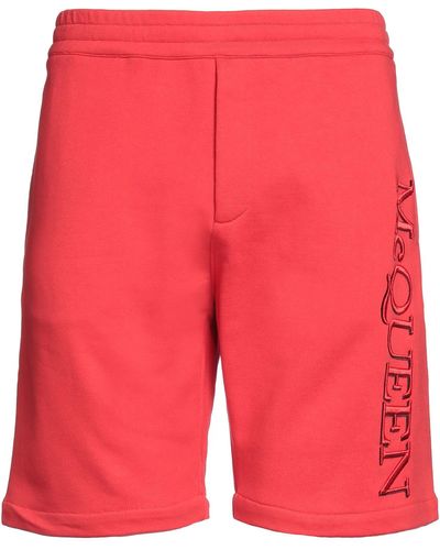 Alexander McQueen Shorts & Bermuda Shorts - Red