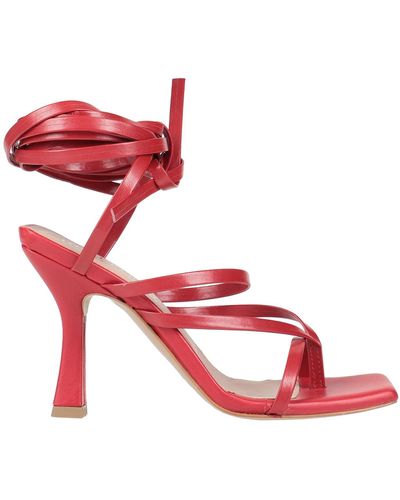 Rebel Queen Toe Post Sandals - Red