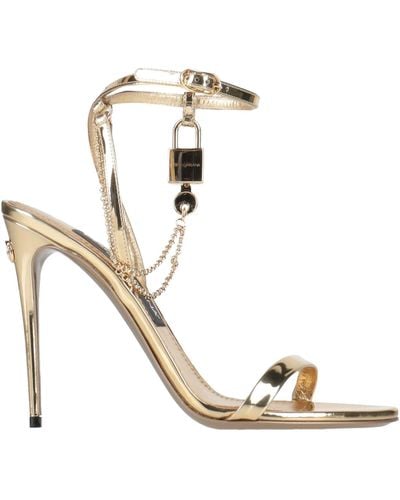 Dolce & Gabbana Sandals - Metallic