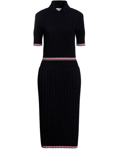 Thom Browne Vestido midi - Negro