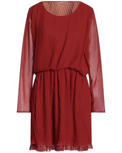 Olivia Hops Mini Dress - Red