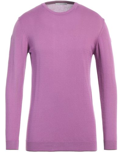 Grey Daniele Alessandrini Sweater - Purple