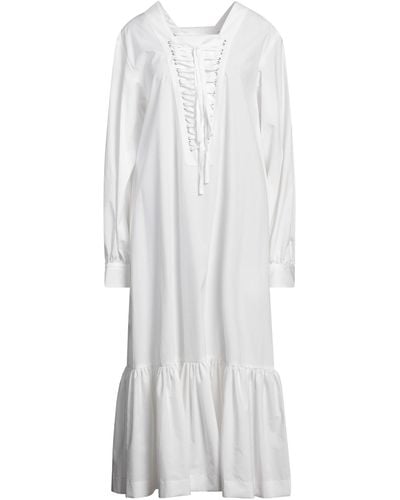 Noir Kei Ninomiya Midi Dress - White