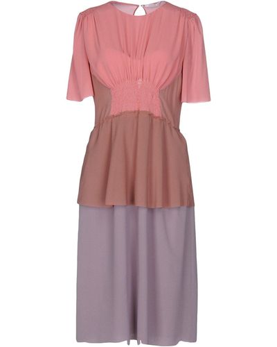Agnona Midi-Kleid - Pink