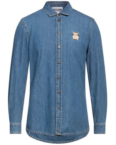 Moschino Camisa vaquera - Azul