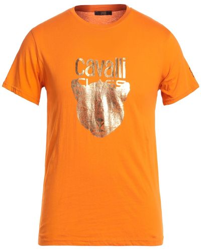 Class Roberto Cavalli Camiseta - Naranja