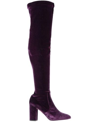 Aquazzura Knee Boots - Purple