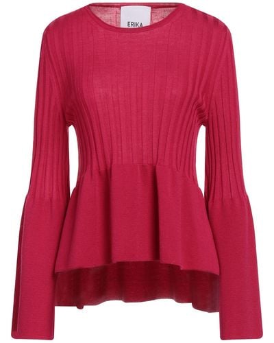 Erika Cavallini Semi Couture Pullover - Rouge