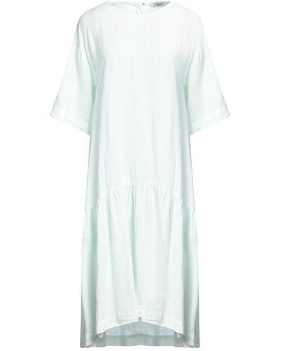 Cappellini By Peserico Light Midi Dress Linen - White