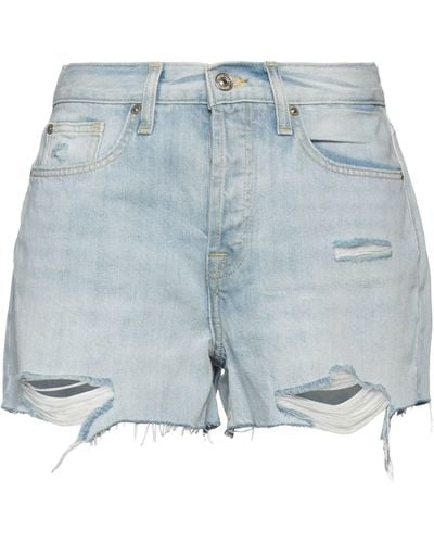 7 For All Mankind Shorts Jeans - Blu