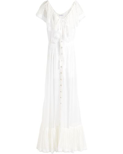 Rabanne Maxi Dress Polyester - White