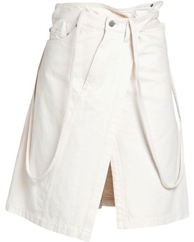 Ambush Denim Skirt - White