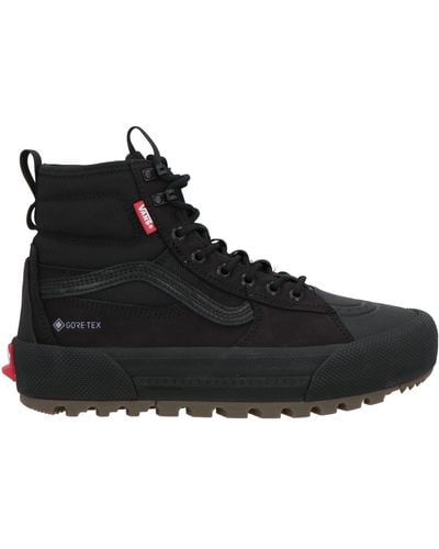 Vans Ankle Boots Leather, Textile Fibers, Gore-Tex - Black