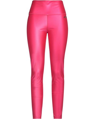 MSGM jersey-knit cropped leggings - Green