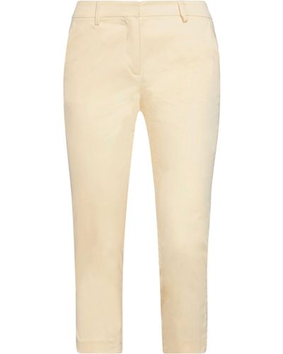 Grifoni Cropped Trousers - Yellow