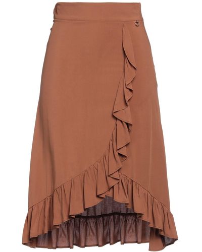 Relish Midi Skirt - Brown