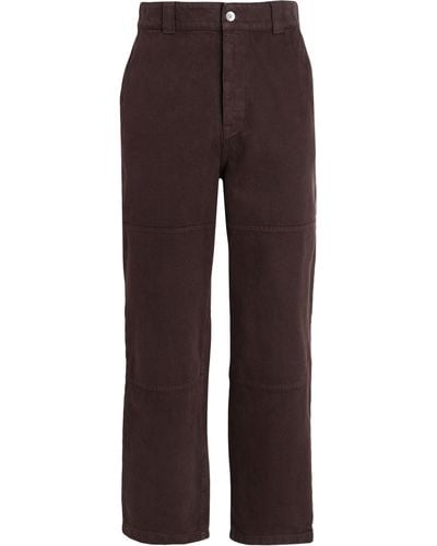 NINETY PERCENT Pantaloni Jeans - Marrone