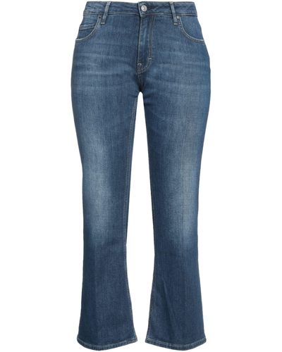 Haikure Cropped Jeans - Blau