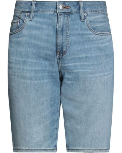 Armani Exchange Short en jean - Bleu