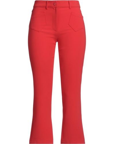 Moschino Cropped Pants - Red